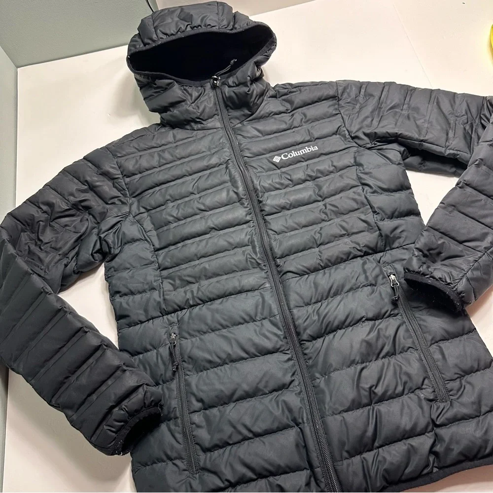Columbia Black Puffer Jacket - Picture 2 of 7